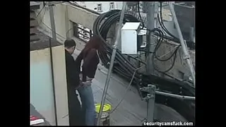 Spy Cam Catch Fucking on Roof Top