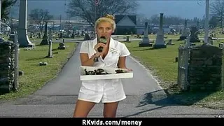 Sexy wild chick gets paid to fuck 19