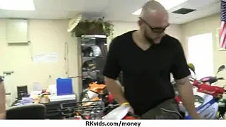 Tight teen fucks a man in front of the camera for cash 2