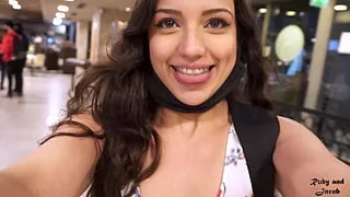 Latina loves Mcdonals Ice cream with cum on it and a lush inside her - Ruby and jacob