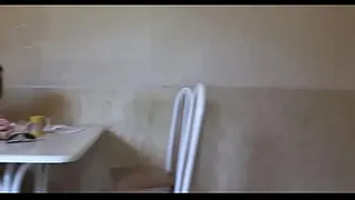 Teen deep throat oral job