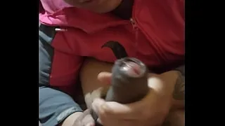 He sucks me after taking a bath