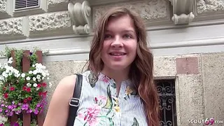GERMAN SCOUT - First Time ANAL for 18yr