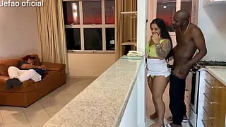 I went to fix the machine if a client, and the husband intertwined with the television, and left the hot woman by my side, I fucked her very nice