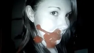 I Blow my Big Thick Hard Cock on her Nice Sexy Hot Cute Face