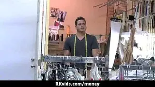 Sexy wild chick gets paid to fuck 2