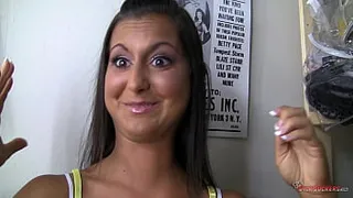 An amateur babe Cassidy Morgan wants you to Paint Her Face!