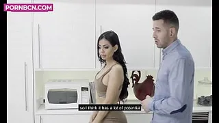 FOR WOMEN Hot boy fucking a recently divorced woman on her exhusbands house, real straight boy fucking rough Kevin White & Canela Skin by PORNBCN 4K