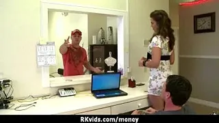 Sexy wild chick gets paid to fuck 25