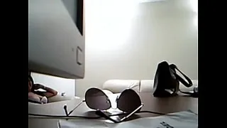Naughty Kim in Pedro Cisneros' Office
