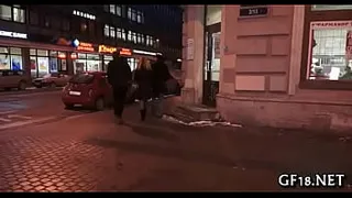 That guy pushes hard pecker