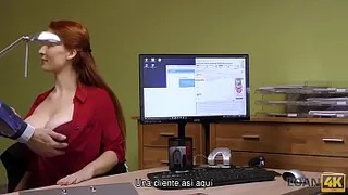 LOAN4K. Captivating Tits For The Credit Manager