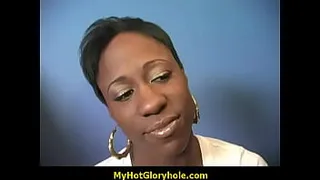 Gloryhole cutie hard cock sucking 12