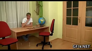 Cute sweetheart spreads legs