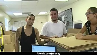 Desperate teen naked in public and fucks to pay rent 14