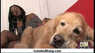 Extreme interracial gangbang - sexy ebony hottie group sex 8