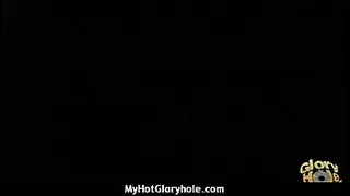 I sneak Black BJ as I fuck husband thrue gloryhole 28