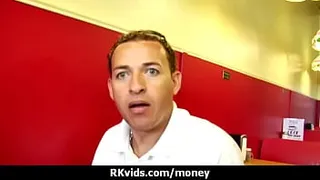 Sexy wild chick gets paid to fuck 10