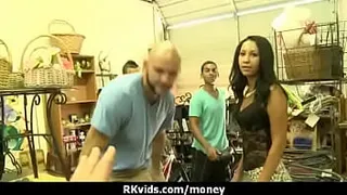 Sexy wild chick gets paid to fuck 14