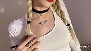 Teenager received cum inside and in mouth from teacher