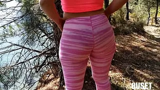 Outdoor sex with my best friend's wife! She is a very hot big ass blonde!