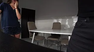 Real Cheating. Wife Fucks In The Kitchen With Her Husband's Friend While He's Not At Home. Taboo