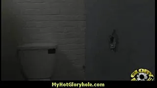 Gloryhole cock licking and sucking interracial 3