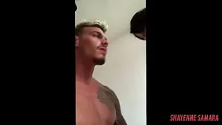 Chris Diamond came to Brazil and Shayenne Samara did not miss the opportunity