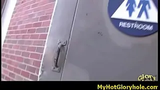 Ebony gloryhole blowjob 2