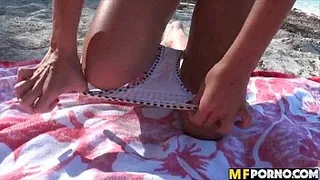 Crazy beach sex with latina 2