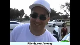 Nasty girl gets payed and tape for sex 30