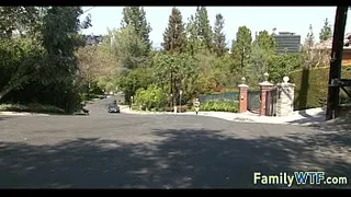 Husband and wife fuck the babysitter 406