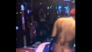In the club