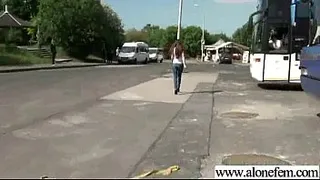 Girl Strip And Insert In Holes All Kind Of Stuffs vid-01