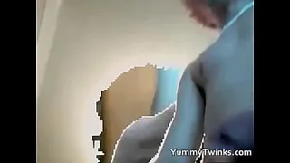 Trace jerks his hard twink cock video gays