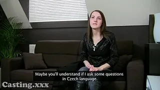 Casting First time creampie for student