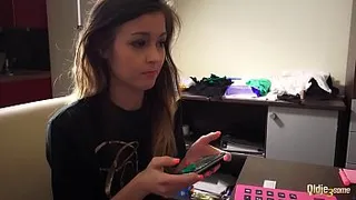 Playful y. Hard Fucked By Old Man In Old Young Threesome