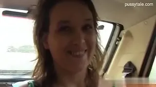 Natural tits housewife creampie