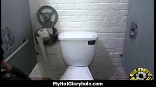 Horny Lady Enjoys Gloryhole Cocksucking Interracial 22