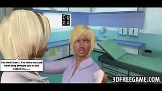Some 3D gameplay with a sexy big tit blonde babe