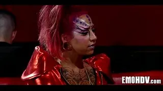 Emo slut with tattoos 0985