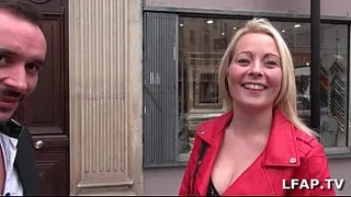 Pretty little French blonde with beautiful serious sodomized