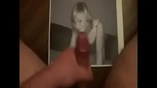 Cum on photo
