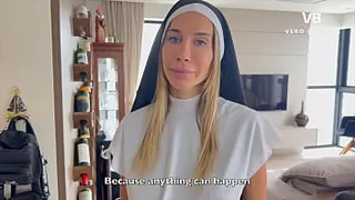 Big ass nun will do whatever it takes to restore this man's faith