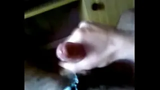 Cumshot sister watching