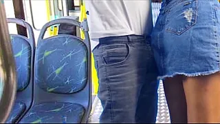 Young student gets groped on the bus!