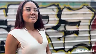 PutaLocura - Beautiful Colombian Allison Sweet swallows Torbe's cum in Pilladas