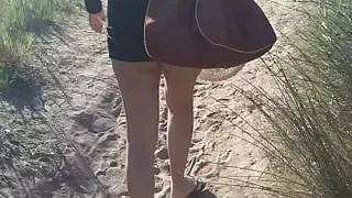 Maéva on a path