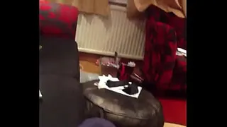 My neighbor watches me wank