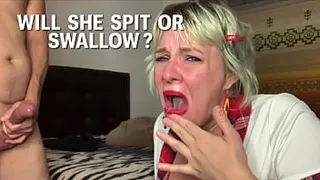 teen 18 yo step son wakes up to blowjob from step mom milf helps to cum quick